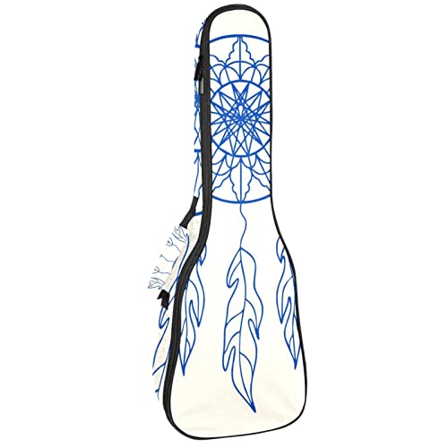 JRHEJTHH Durable Ukulele Bag Water Resistent Ukulele Case with Adjustable Shoulders for 21 23 24 inch Thick Padding Dreamcatcher Feathers Elements - Les Beatles, Paul McCartney, John Lennon, RIngo Starr, George Harrison JRHEJTHH Durable Ukulele Bag Water Resistent Ukulele Case with Adjustable Shoulders for 21 23 24 inch Thick Padding Dreamcatcher Feathers Elements