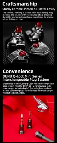 Image of LEAUDIO DUNU Titan S2 Earphone Dual-Chamber Dual-Magnetic Circuit High-Performance Dynamic in-Ear Headphone 0.78 2Pin