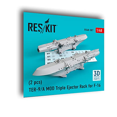Reskit RS48-0387 1/48 TER-9/A MOD Triple Ejector Rack for