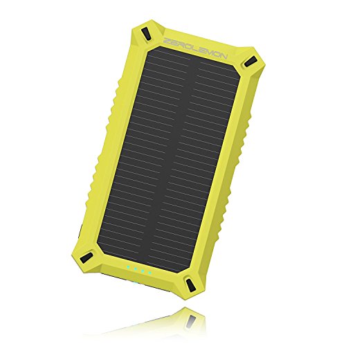 ZeroLemon SolarJuice 8000 mAh Cargador Solar portátil para iPhone...