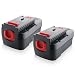 2 Pack HPB18 Battery 3.6Ah Ni-Mh Replacement for Black+Decker 18V Battery HPB18-OPE FSB18 Cordless Power Tools 244760-00 A1718 Firestorm