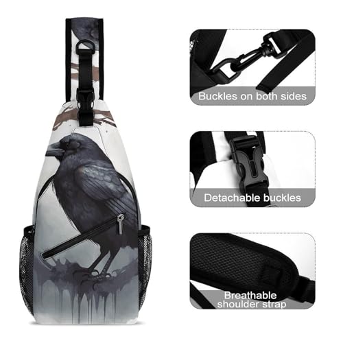 Bolso Sling Crossbody Casual Deportivo para Hombre y Mujer miniatura 3