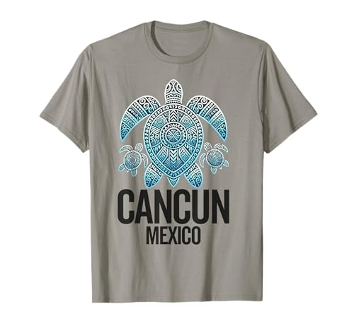 Cancún Souvenir Vacaciones Viajes México Hombres Mujeres Niña Niño Camiseta