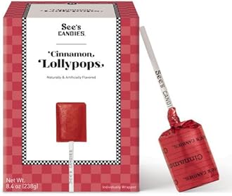 8.4 oz Lollypops (Cinnamon, Pack of 12)