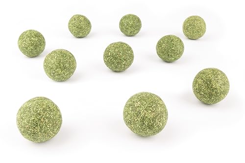 Fellefant Katzenspielzeug mit Katzenminze – 10 Kugeln für Spiel, Spaß & Beruhigung | Natürliches Spielzeug aus Catnip für Katzen jeder...
