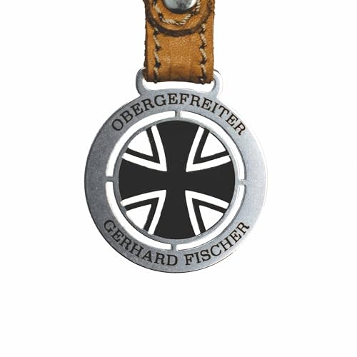 Eisernes Kreuz Schlüsselanhänger – Metall-Schlüsselanhänger mit Kreuz-Abzeichen, Sammlerstück im Militär-Stil, Geschenk für Sammler und Soldaten (Schlüsselanhänger)