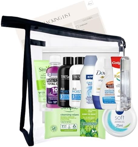 Travel Toiletries for Women, Essentials Travel Toiletries Set for Women ...
