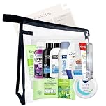 Travel Toiletries for Women, Essentials Travel Toiletries Set for Women, Mini Toiletries Set for Holiday, Hospital, Maternity, Mini Toiletries Airport Approved Liquids