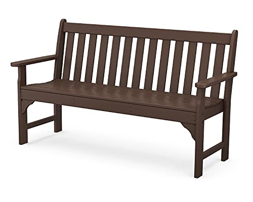 POLYWOOD GNB60MA Vineyard 60' Bench, Mahogany
