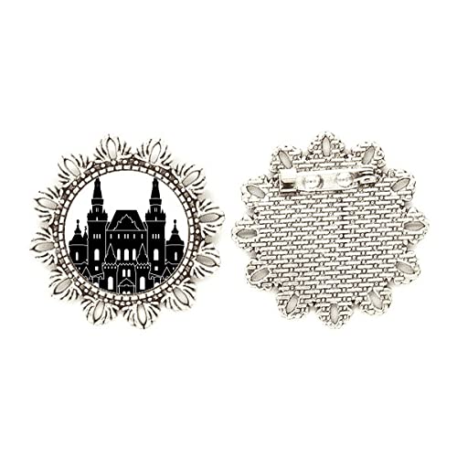 Broche de plata de la naturaleza de Rusia una joya con alma de museo