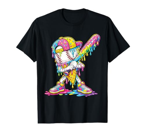 Baseball Drip Ice Cream Apparel Youth Drip Baseball Boys Kid T-Shirt