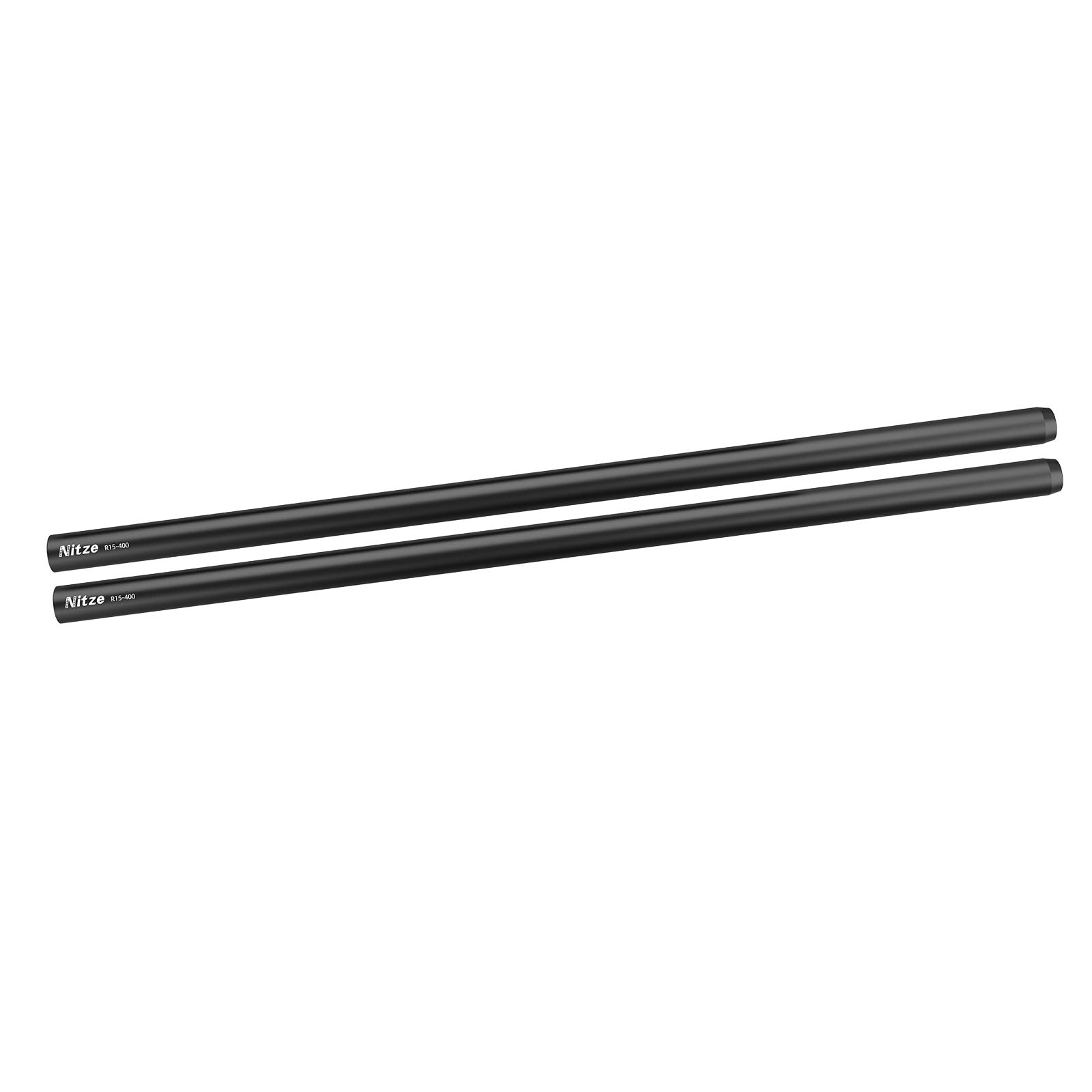 Nitze 15mm Rod 40 cm, 16 Zoll 15mm-Kamera-Aluminiumlegierung-Rod mit M11 Innengewinde für Kamera Rig Matte Box Follow Focus 15 mm Stangensystem (2 Stck.) - R15-400