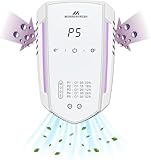 Morrerfresh Ozone Odor Eliminator for Strong Odor 99% Cat Litter Deodorizer Dog Poof Odor Removal Air Ionizers for Home Portable Air Purifier for Pets Toilet Wardrobe Shoe Garage Room Cabinet White