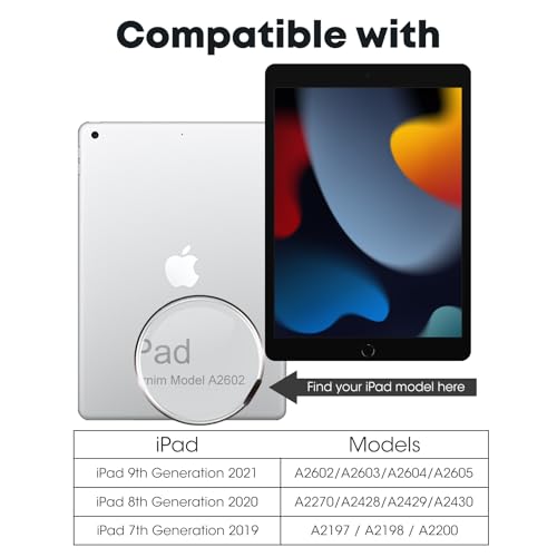Image of JKSML 2-Pack Screen Protector for iPad 9 /8 /7th Gen 10.2 inch(2021&2020&2019), Tempered Glass UltraFit Tray for Easy Installation, Case Friendly, Bubble-Free, Face ID & Apple Pencil Support