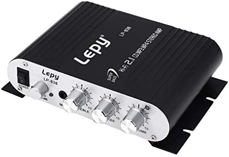 Fasizi LP-838 MINI Digital Car Power Amplifier 2.1CH 20W 2x15W Hi-Fi MP3 MP4 Stereo Booster DVD Motorcycle Home BASS Audio Player