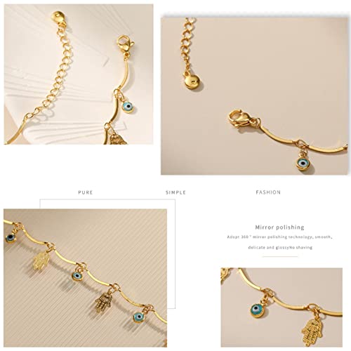 Yumikoo 18k Gold Plated Anklet Ankle Bracelets for Women2