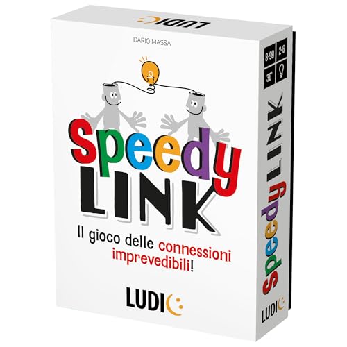LUDIC - Der Wortschatz - Das Spiel der Bedeutungen der Wörter - Gesellschaftsspiel 5-8 Spieler, Jahre 10+, Ein Lexikon-Spiel und sprachliche Kreativität für die ganze Familie - Made in Italy | IT61404