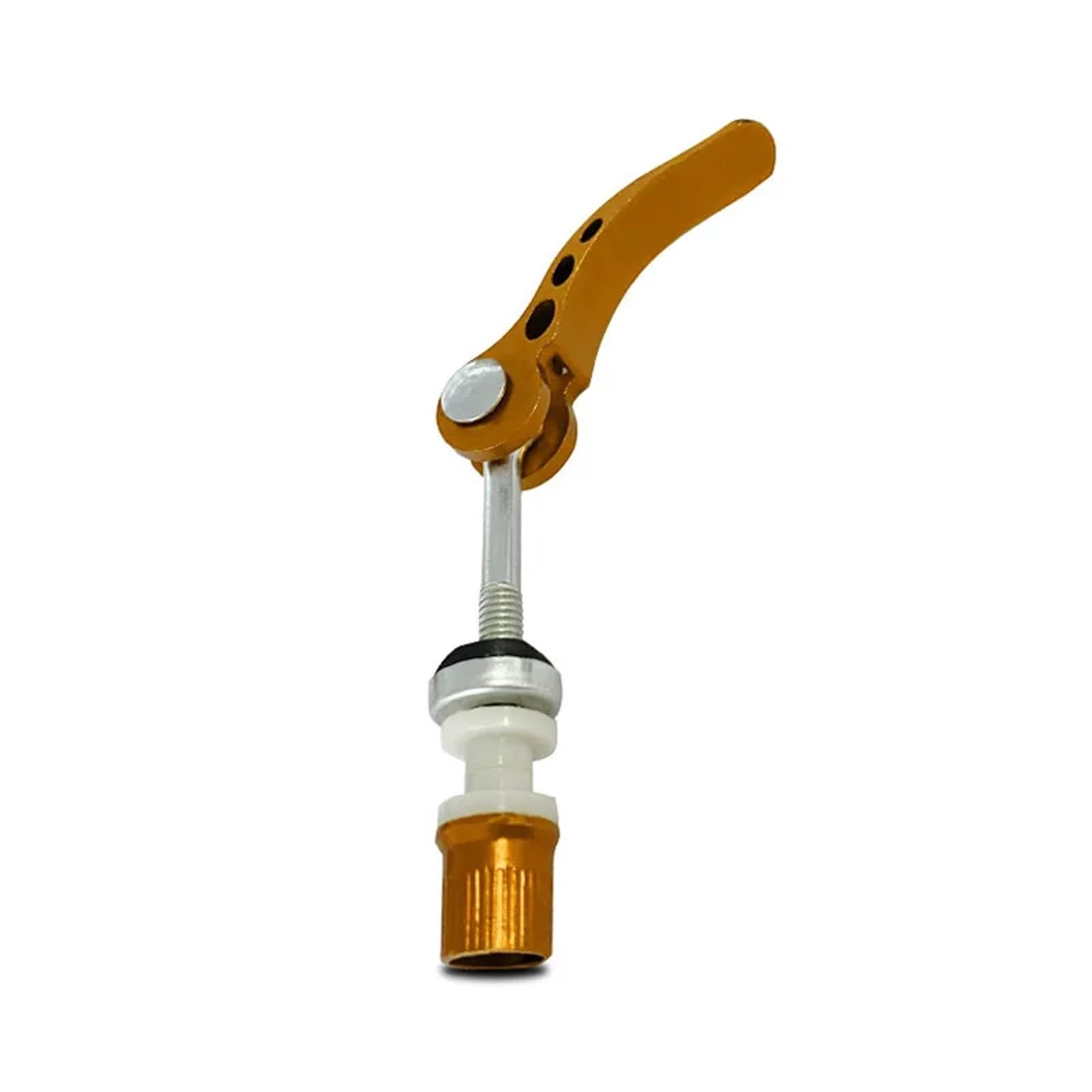 Vite a sgancio rapido per morsetto sedile 5 Pezzi Mountain Bike Tool MTB Bicicletta Tubo Sella Morsetto Vite Leva Di Sgancio Rapido Ciclismo Bici Da Strada Universale(5pcs Gold)