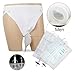 Urinal Pee Holder Urine Bag Collector 1000ml Portable Wearable Collection Ventilate Travel Incontinence Bags (Men)(Men)