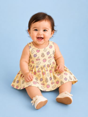 Image of Kidbea Bamboo Cotton Baby Girl Dress, Sleeveless Casual Wear Girls Frock