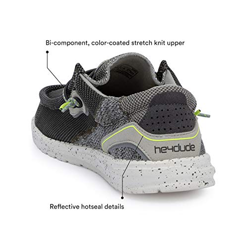 Image of Hey Dude Wally Hawk - Casual Mens Shoes - Lightweight Comfort - Ergonomic Memory Foam Insole - Designed in Italy and California, Sage, 5.5