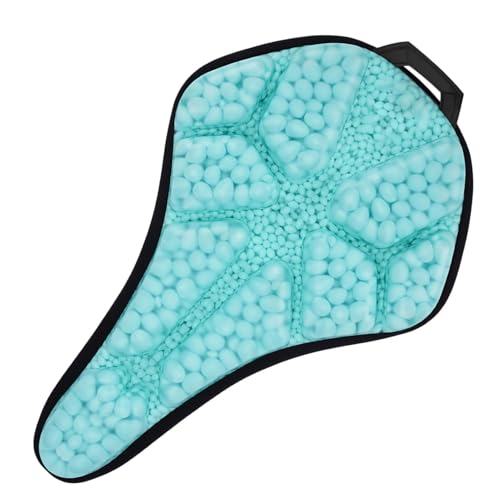 Selle vélo VTT route fitness avec housse de selle rembourrée