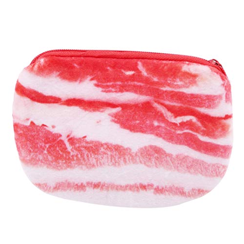 Preisvergleich Produktbild JOOFFF Geldbörse Personalisierte Key Case Gemüsesimulation Plüsch Geldbörse Einzigartige Kreative Geldbörse Karotte Schweinefleisch Münztüte, Schweinebauch