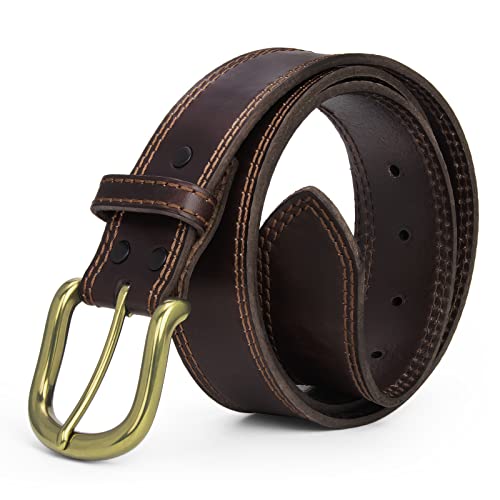 Genuine Leather Belt Men’s Vintage Casual And Work ,replacement belt buckle
