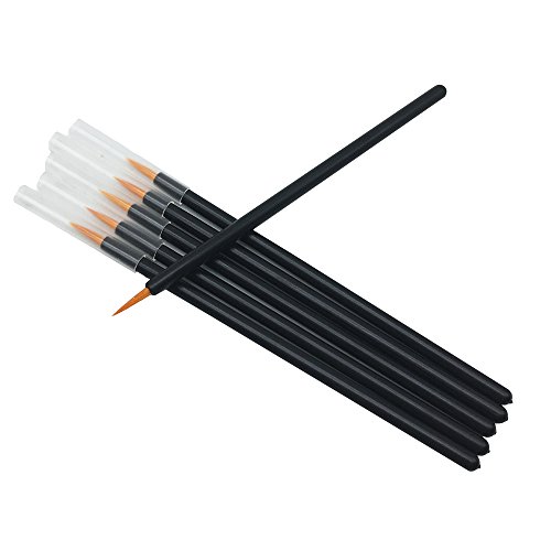 Mydio 200 Pack 3.5 Inch Disposable Eyeliner Brush Applicator Wands Lip Gloss Cosmetic Makeup Tool