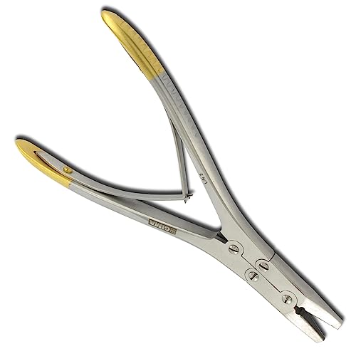 Gima - Fadenhalter, 18 cm, mit starken Spitzen, die den Chirurgen hohe Präzision gewährleisten, 26575
