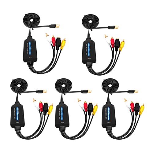 Bloepum 5X USB 2.0 Video Capture Card Single Channel USB Capture Card AV Capture Device Drive-Free Digital Converter