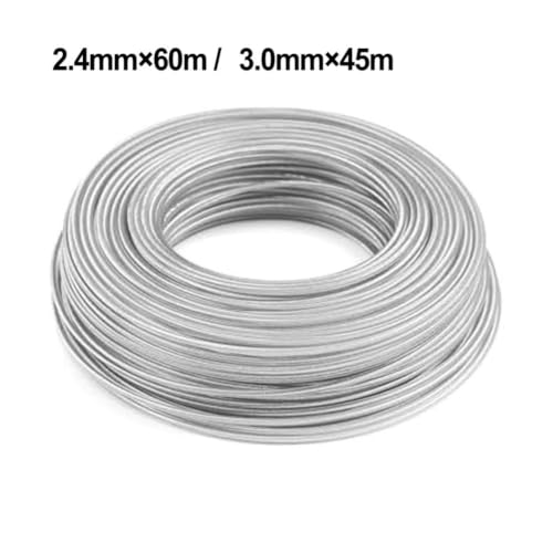 Lawn Cleaning Wire Trimming Steel Core Anti-Tangle Performance Excellent (3.0mmx45m) miniatura 4
