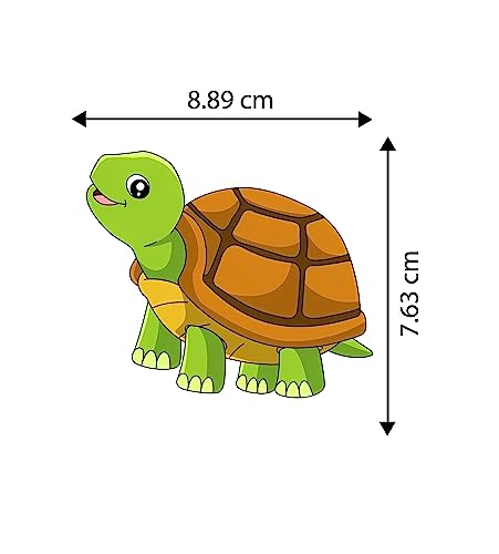 Image of Wooden Turtle Cartoon Fridge Magnet for Decoration Magnets Stickers Refrigerator Stylish (Pack of 1)