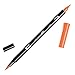 Produktbild Tombow ABT-905 Fasermaler Dual Brush Pen mit zwei Spitzen, red