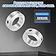 Jortmrd 12 Stück Stellringe 8mm Tiefenanschlagringe Feststellring T8 Wellensicherungsring Bohrer Tiefenstopp Kragen Set Bohrtiefenbegrenzer mit Sechskantschlüssel zur Positionierung beim Bohren