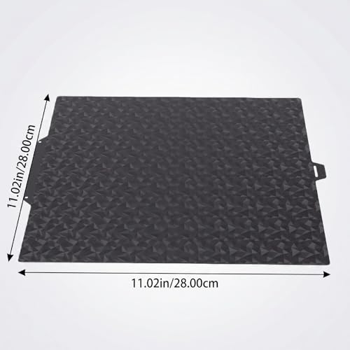 Feuille de plaque de lit en acier PEO PET 280x280mm avec surface texturée double face - 6