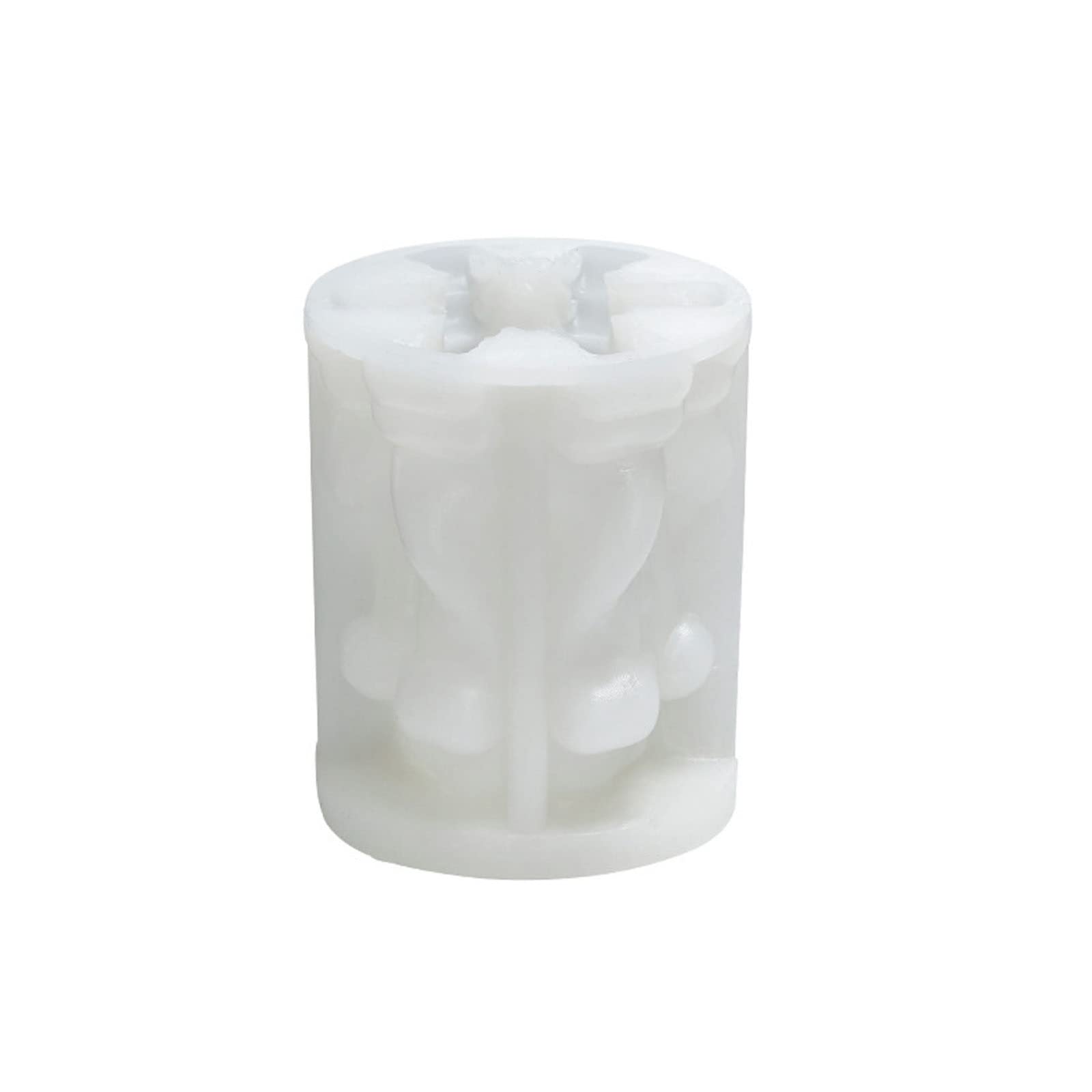 Buxuaaaa 3D Pillar Mold Non-stick Easy to De-mold Resin Casting for Hobbyist Crafting Pillar Soap Plaster Tools