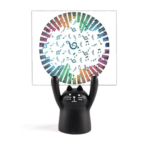 Support pour notes de musique chat noir Rabow pupitre métal de table partitions