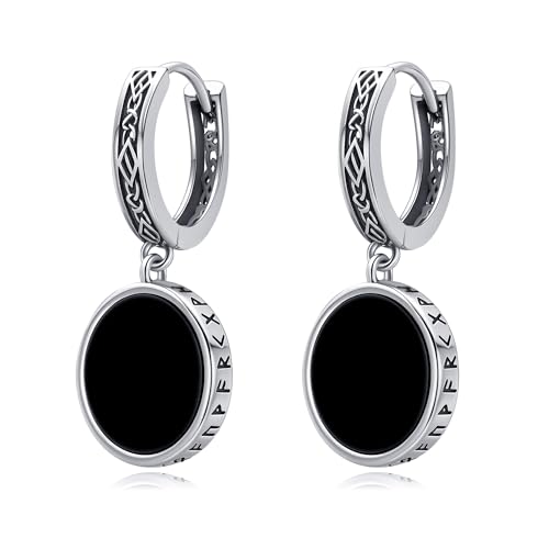 Joyería vikinga para hombre ideal para regalar aretes de aro celta de plata