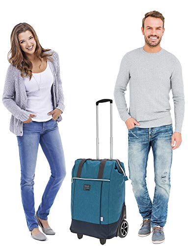 Punta Big Wheel Einkaufsroller Einkaufswagen Shopping Trolley Einkaufstrolley Trolly 10303 + Thermotasche (Two Tone BLAU 4600) – Bild 3