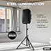 Gemini Sound ST-Pack Heavy Duty Professional Audio Universal DJ Fold-Out Telescoping Tripod Steel Speaker Stands (Set of 2), Up to 80