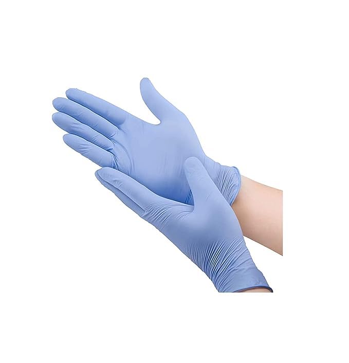 Surgicals Powder Free Nitrile Gloves, Food Grade, Non Tearable, Made in
