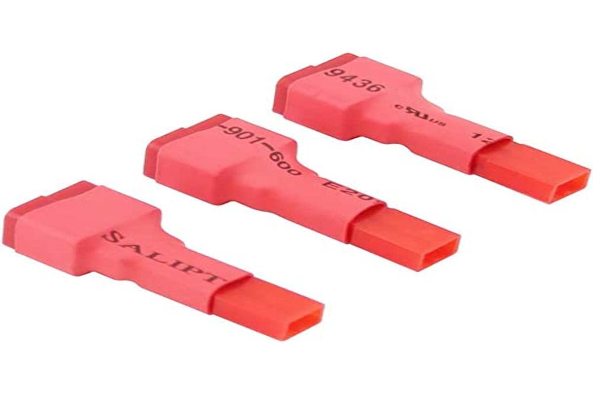 YUNIQUE GREEN-CLEAN-POWER - Set of 3 Female T-Plug Deans to JST Adapters | Easy Connection for Lipo Battery 7.4, Car Stereo, Drone | Compatible with many types of RC Modeling Batteries