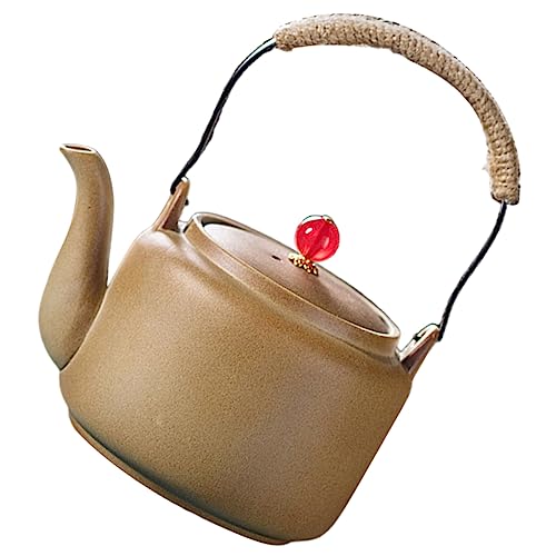 CHICAMPERA Tetera de carbón tetera de tocón cafetera para estufa té para hervidor de infusión de té fiesta moringa jarras invernaderos Hervidor de agua de la cocina hervidor de cerámica