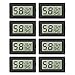 EEEKit 8er Pack Mini Digital Thermometer Hygrometer, Innenraum Temperatur Luftfeuchtigkeitsmesser für Zuhause, Celsius (°C) Temperatur Luftfeuchtigkeit günstig Kaufen-EEEKit 8er Pack Mini Digital Thermometer Hygrometer, Innenraum Temperatur Luftfeuchtigkeitsmesser für Zuhause, Celsius (°C)