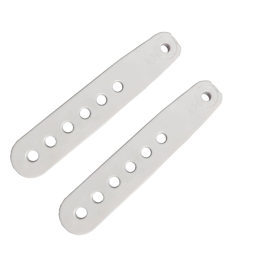 UP100 5.5 inch Black & White Snowboard Binding Toe Tongue Ladder Straps for Snowboard Binding System (White)