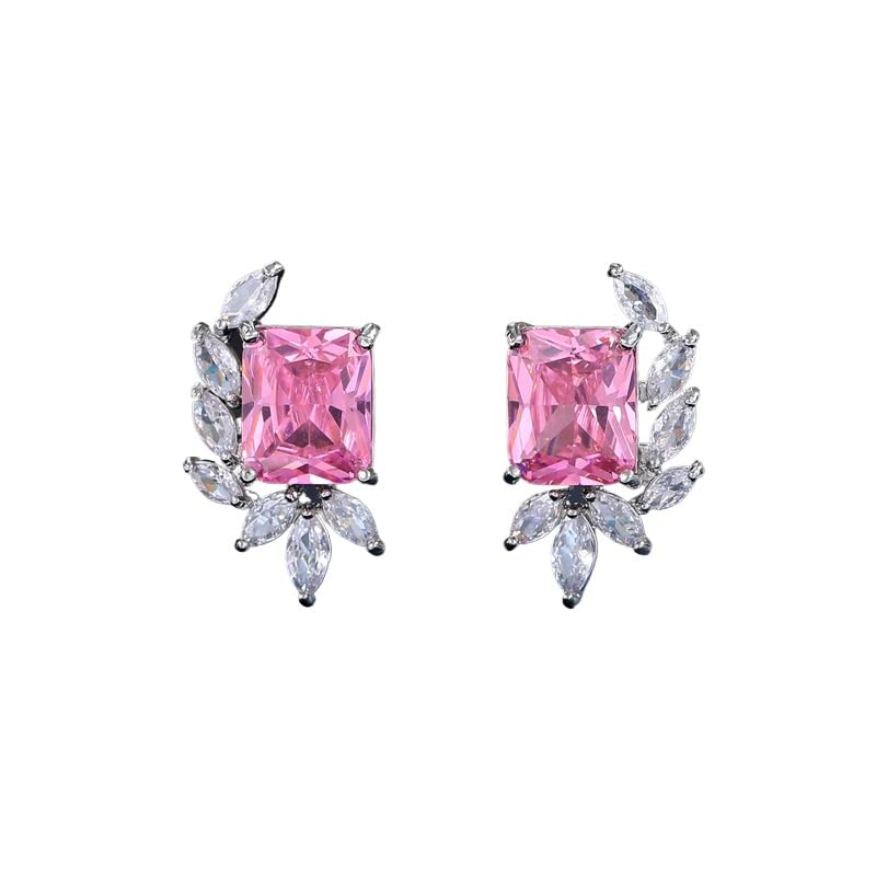 Boucles d'oreilles moissanite anti-allergie or 14k pour oreilles sensibles