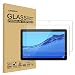 (2 Pack) Orzero for Huawei MediaPad T5 10 Tempered Glass Screen Protector, 9 Hardness HD Anti-Scratch Full-Coverage (2.5D Arc Edges) (Lifetime Replacement)