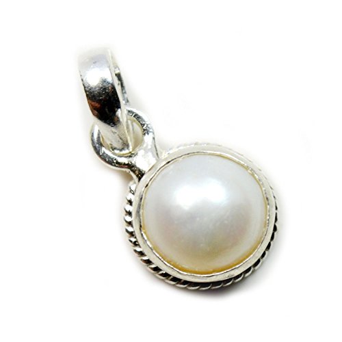 Pierre Mer du Sud perle véritable pendentif argent 92.5 de 7ct