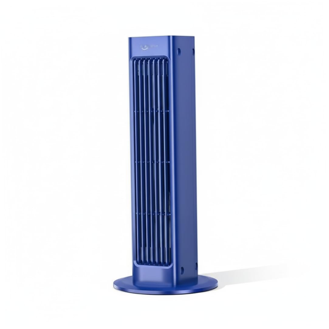 Ventiladores De Torre, Ventilador De Torre Con Control Remoto, Ventilador De Enfriamiento Portátil Para Dormitorio, Ventiladores Silenciosos Oscilantes De 60° Con Batería De 4000 Mah Y Soporte/Montaj
